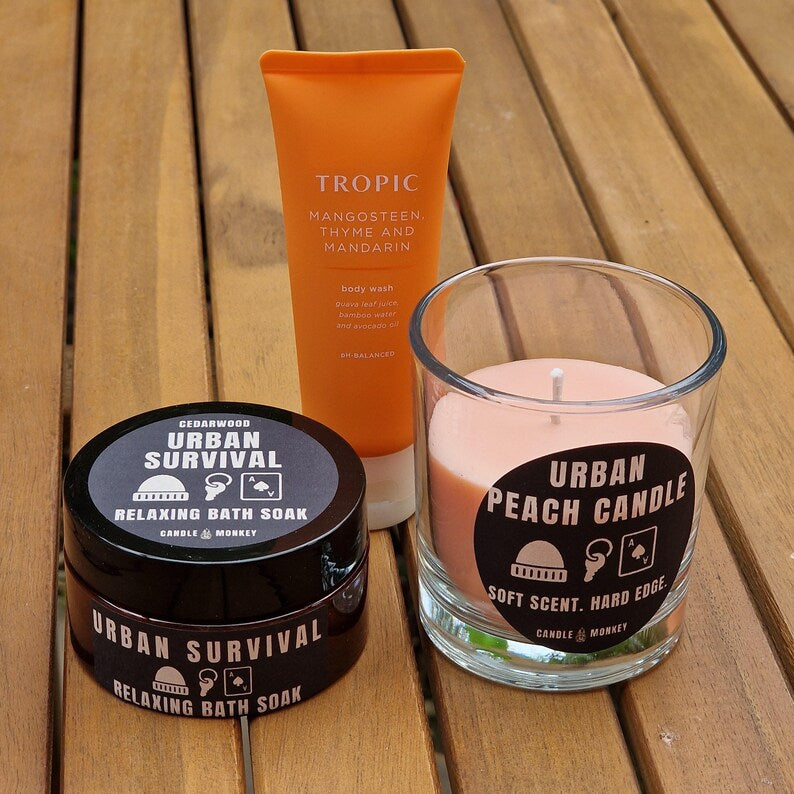 Urban Survival Kit for Men – Grooming, Relaxation & Lifestyle Gift Box Hamper Free UK Delivery