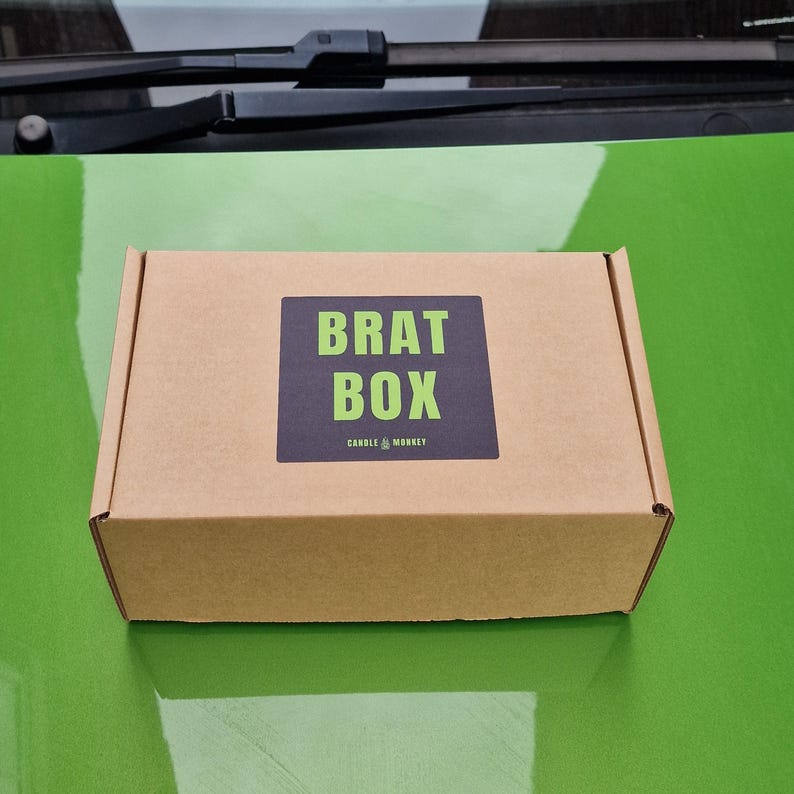 Brat Aesthetic Gift Hamper – Y2K Brat Core Accessories & Self-Care Box for Her Etc Free UK Delivery