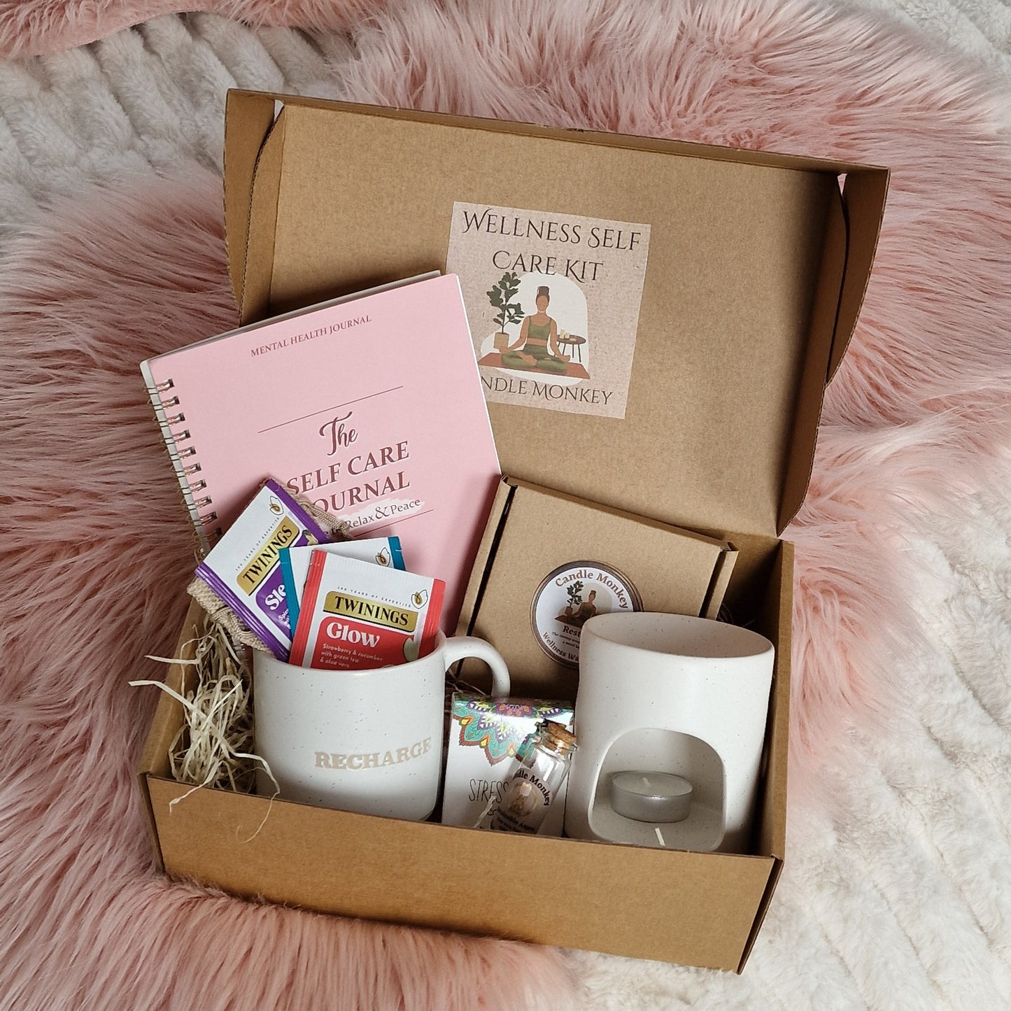 The Self-Care & Wellness Kit Pure Essential Oils Relaxing Birthday De-Stress Hamper Free UK Post
