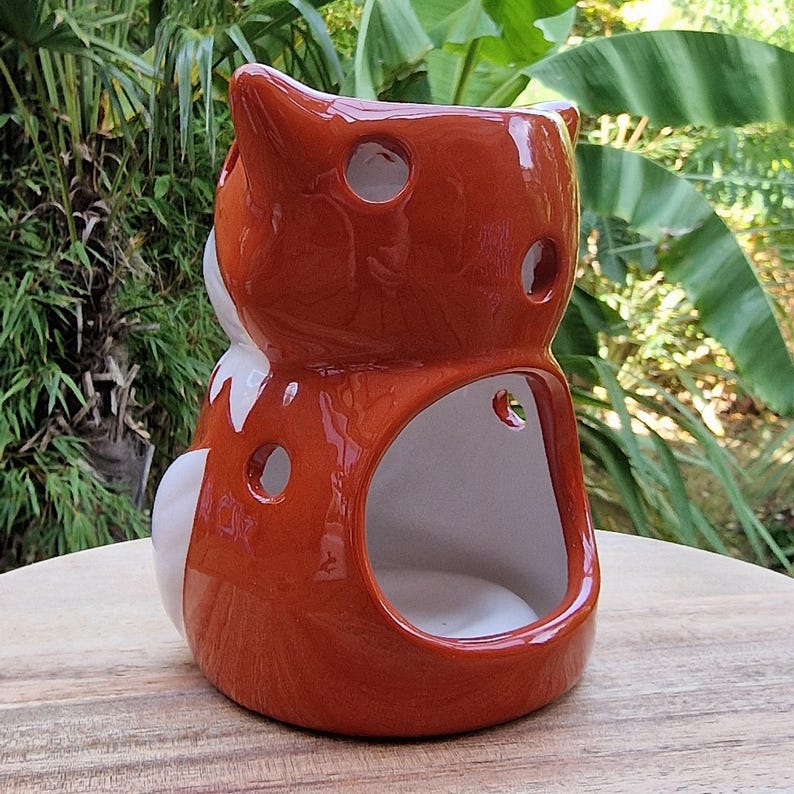 Foxy Wax Melter – Cute Cosy Autumn Home Décor Fox Wax Melt Burner–Free UK Shipping