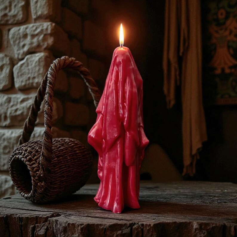 The Vampire's Castle Gothic Candles Collection- Veiled Lady Sculpture, Medusa, Bride of Death, Hollow Monk, Spectre, Handmade, Free UK Post