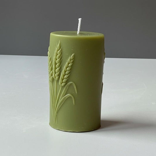 Harvest Sheaf Candle – Pure Soy Wax Relief | Pagan & Seasonal | Soy Wax Handmade in Leicestershire Free Post To UK
