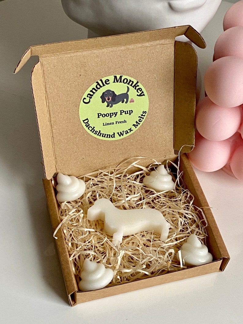 Poopy Pups - Spring Collection Dachshund Sausage Dogs Wax Melts Fresh Spring Fragrances Free UK Post