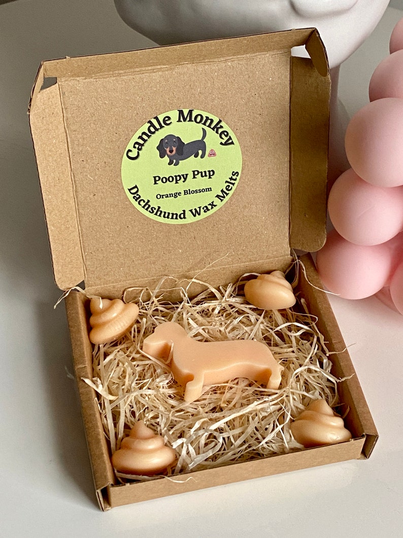 Poopy Pups - Spring Collection Dachshund Sausage Dogs Wax Melts Fresh Spring Fragrances Free UK Post