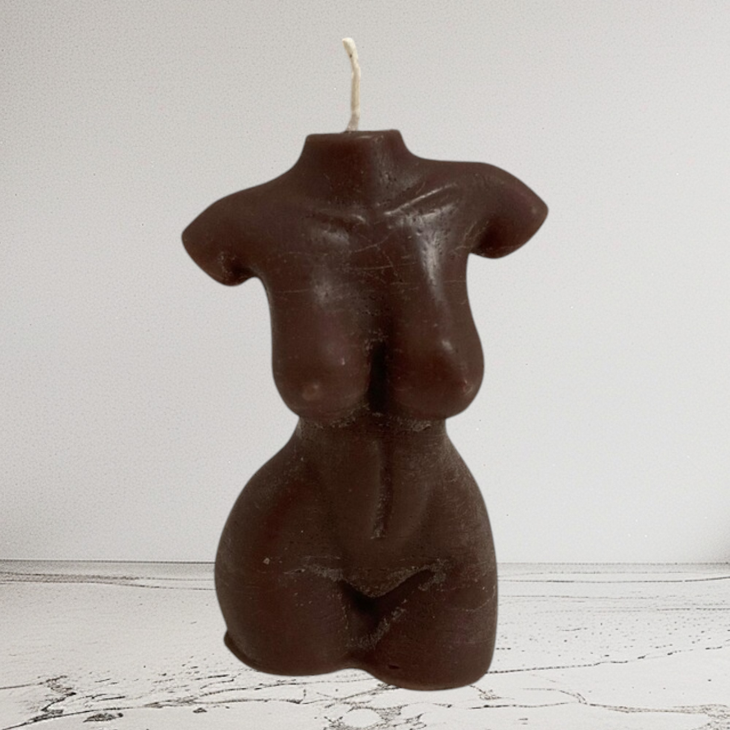 Hand-Poured Nude Female Venus Goddess Of Love Candle: Any Colour, Soy Blend/Beeswax (100 Scent Choices). Natural Cotton Wick. UK Made.