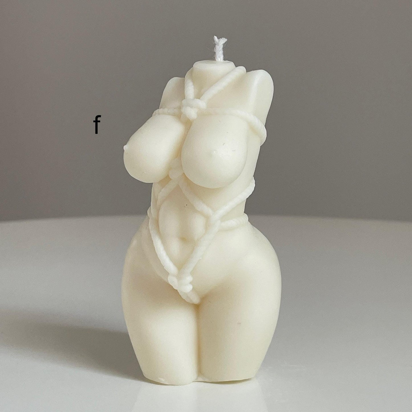 Shibari Bondage God / Goddess Sensual Candle – Ivory White | Handmade in Leicestershire | Choose Your Fragrance | Free UK Delivery