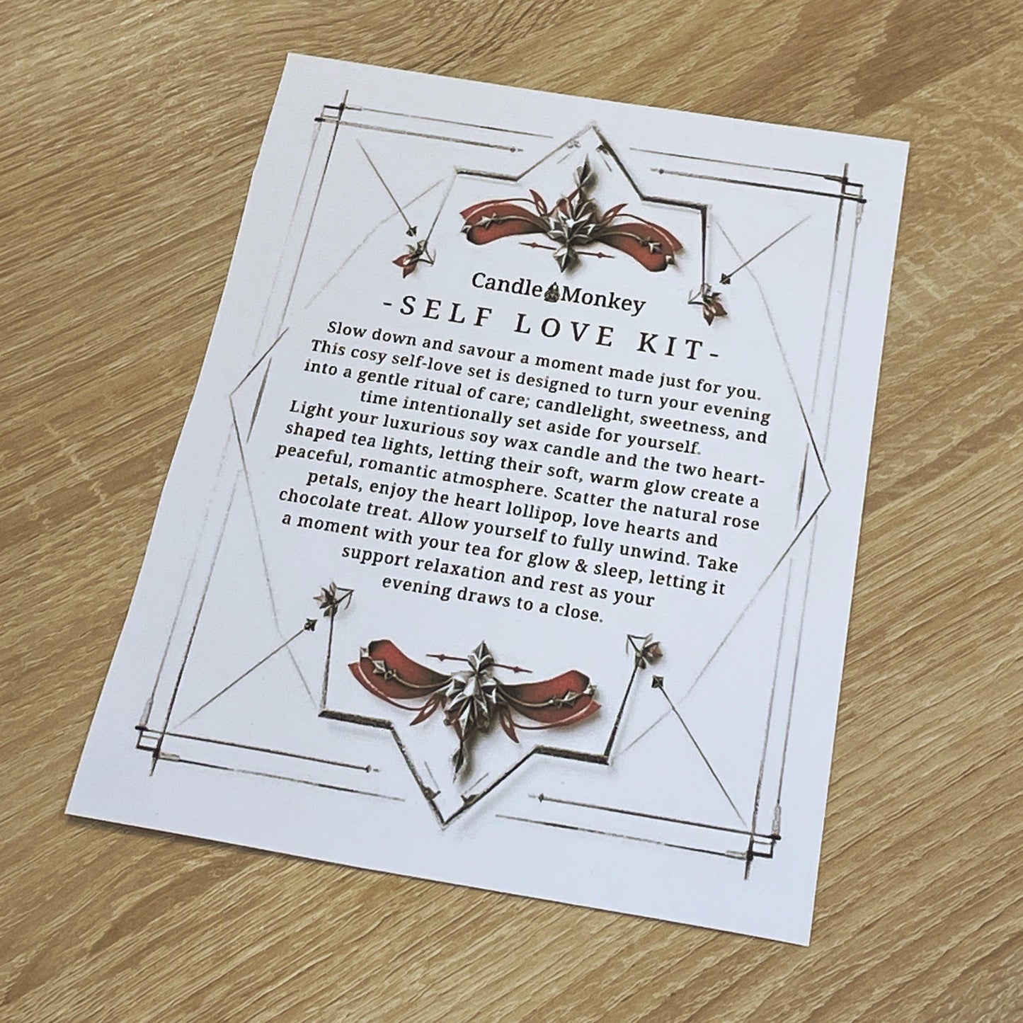 My Valentine's Night In, Self Love Kit Goddess Soy Candle Gift Hamper with Sweet Treats For You Or A Friend Free UK Delivery