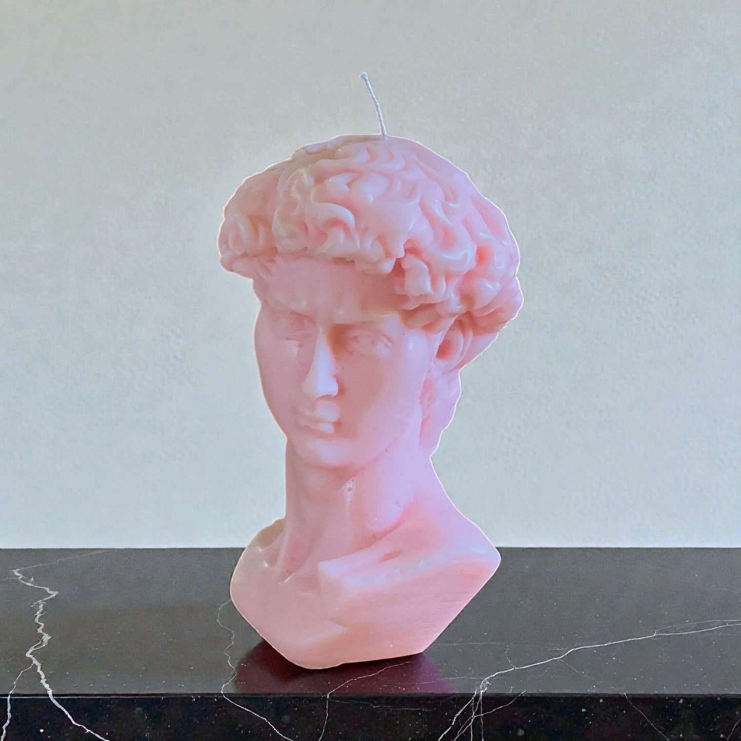 Michelangelo David – Renaissance Art Sculpture Bust – Handmade Soy Blend Candle, Multiple Colours & Fragrances, Bespoke Gift, UK Free Post