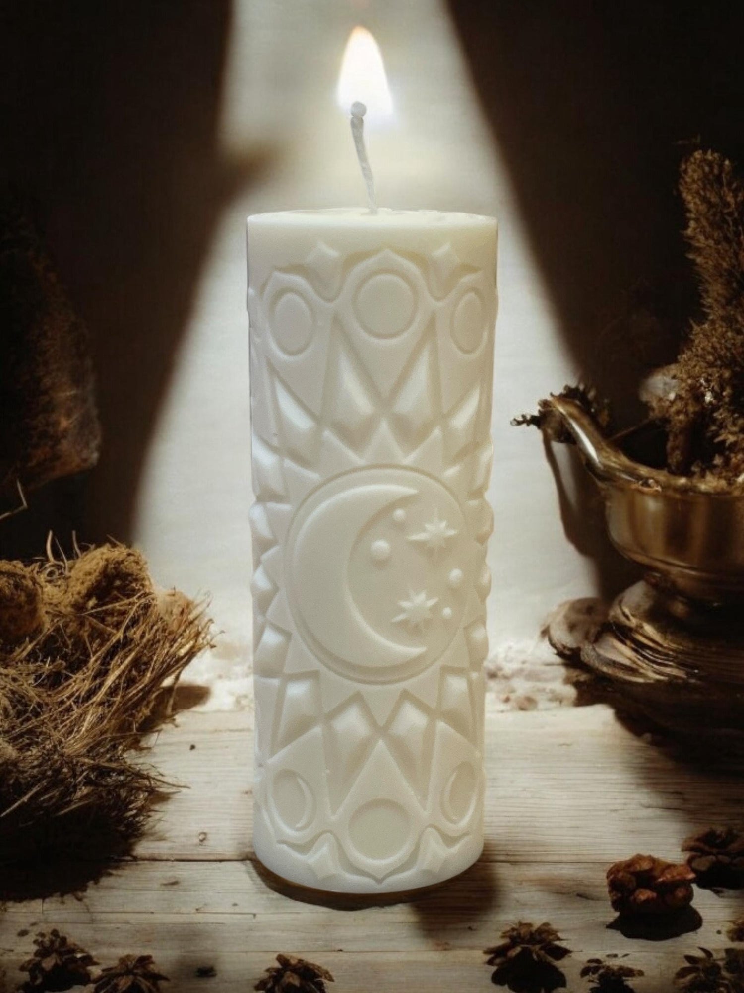 Ivory White Candles