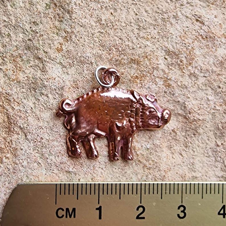 Richard III Bosworth White Boar Pendant, Sterling Silver, Copper Or Bronze Necklace, Handmade in Leicestershire, Historical Jewellery