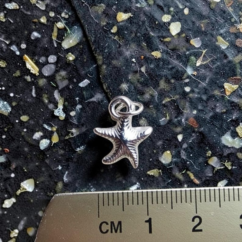 Sterling Silver Starfish Necklace, Handmade Coastal Pendant, Ocean Inspired Beach Gift