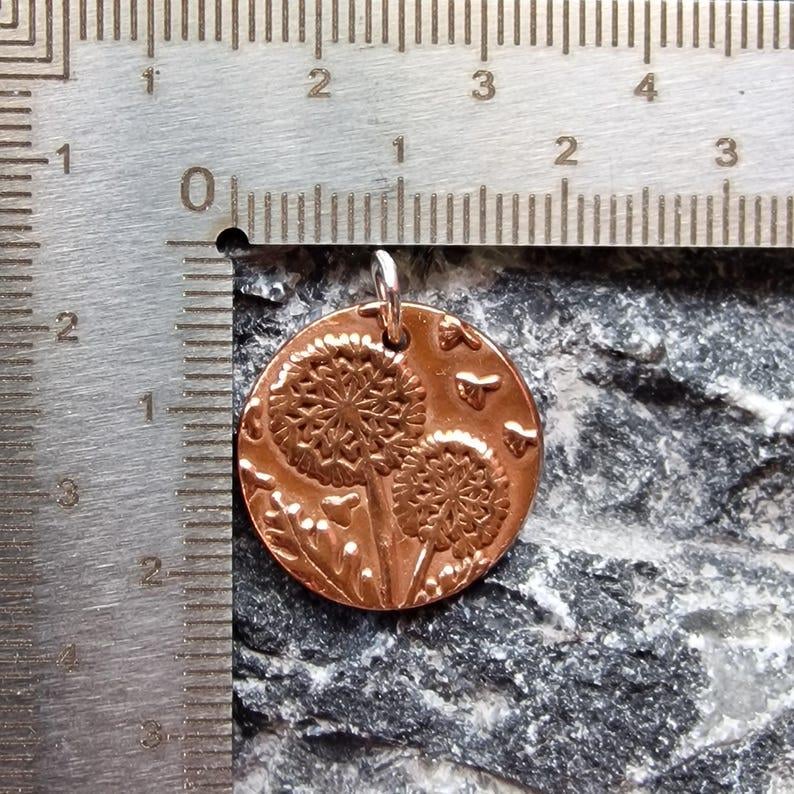 Sterling Silver, Copper Or Bronze Dandelion Clock Pendant Necklace | Nature Inspired Garden Jewellery