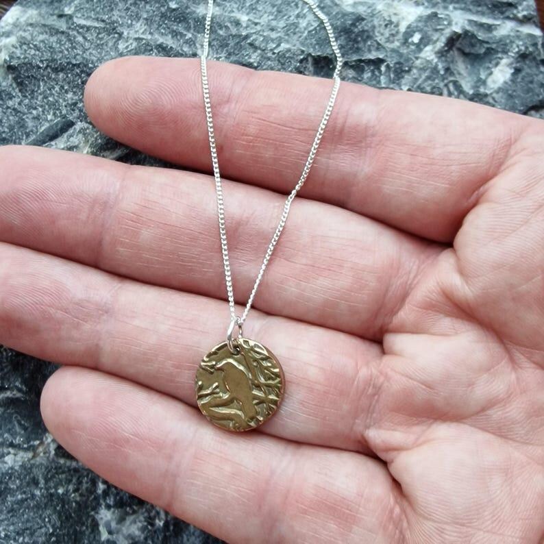 The Nevermore Pendant – Raven in the Branches, Edgar Allan Poe Inspired Copper, Sterling Silver Or Bronze Necklace
