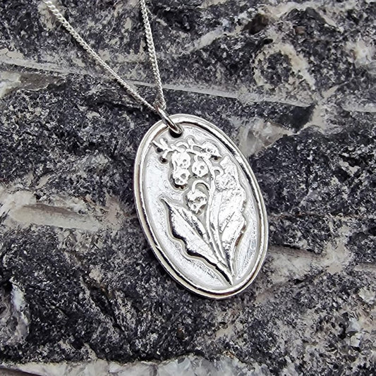 Belladonna – Sterling Silver, Copper Or Bronze Pendant, Gothic Botanical Necklace, Handcrafted Dark Floral Jewellery
