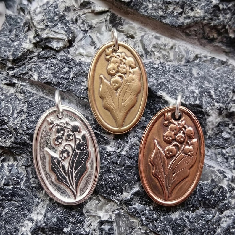 Belladonna – Sterling Silver, Copper Or Bronze Pendant, Gothic Botanical Necklace, Handcrafted Dark Floral Jewellery