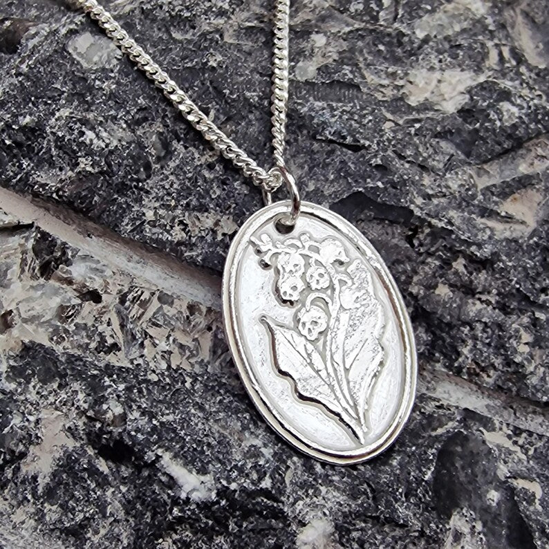 Belladonna – Sterling Silver, Copper Or Bronze Pendant, Gothic Botanical Necklace, Handcrafted Dark Floral Jewellery