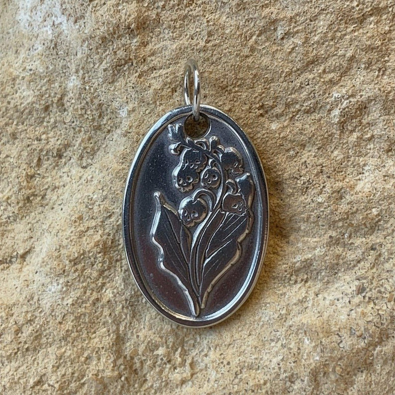 Belladonna – Sterling Silver, Copper Or Bronze Pendant, Gothic Botanical Necklace, Handcrafted Dark Floral Jewellery
