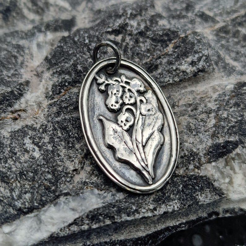 Belladonna – Sterling Silver, Copper Or Bronze Pendant, Gothic Botanical Necklace, Handcrafted Dark Floral Jewellery
