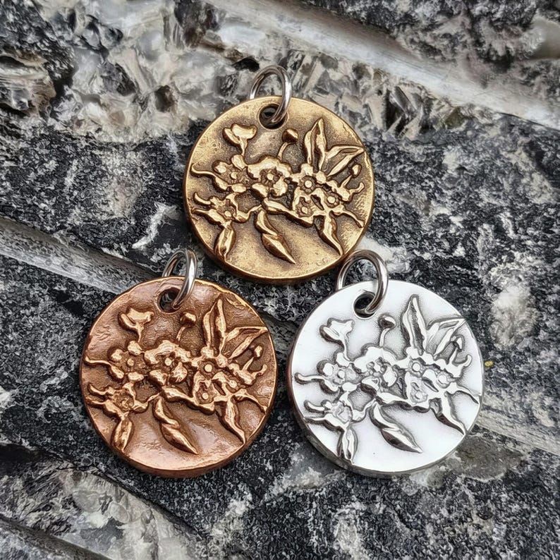 Botanical Blossom Copper, Sterling Silver Or Bronze Pendant – Handmade Botanical Flower Necklace, Nature-Inspired Jewellery Gift