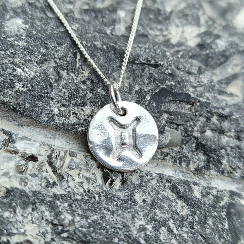 Handmade 925 Sterling Silver Zodiac Pendant Libra / Scorpio September October Birthday Necklace | Astrology Star Sign