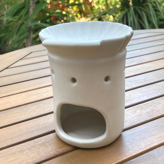 Scallop Shell Wax Melt Burner – Ivory Ceramic Wax Warmer – Coastal Beach  Décor – Mermaid Inspired Gift –Free UK Shipping