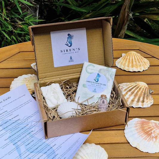 Siren’s Sanctuary: Handmade Mermaid Inspired Spa Ritual Kit Gift Hamper Free UK Post