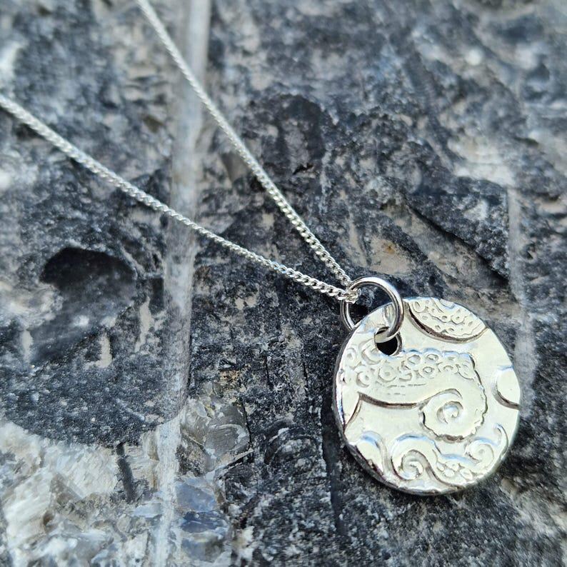 Handmade Kraken Tentacle Pendant – Solid Copper, Bronze Or Sterling Silver Octopus Deep Sea & Ocean Necklace