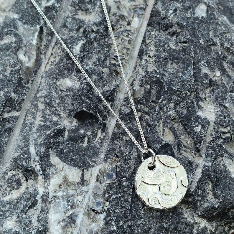 Handmade Kraken Tentacle Pendant – Solid Copper, Bronze Or Sterling Silver Octopus Deep Sea & Ocean Necklace