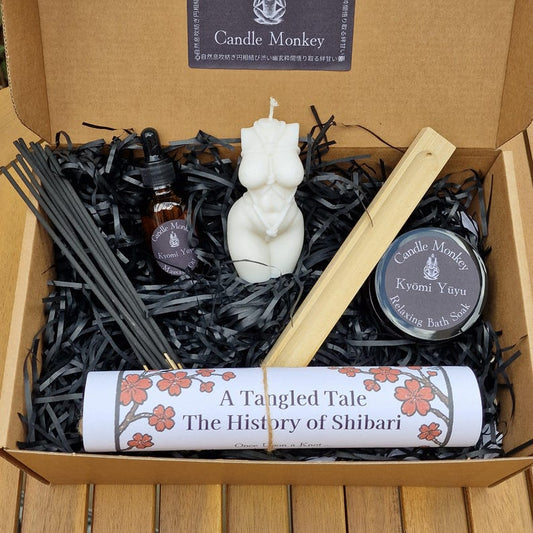 Rituals Of Restraint | Shibari Gift Hamper | A Sensual Candle & Body Ritual Kit for Connection And Calm Free UK Post