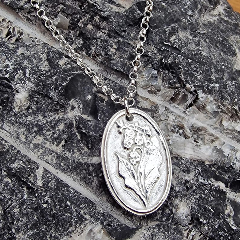 White Boar Forge Belladonna – Sterling Silver Pendant, Gothic Botanical Necklace, Handcrafted Dark Floral Jewellery