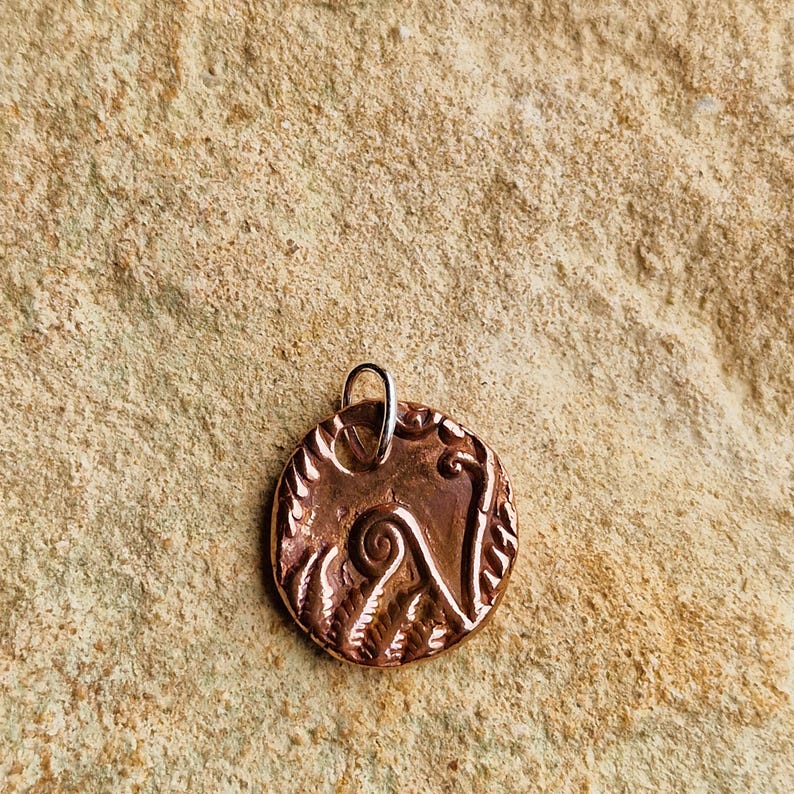 Bracken Copper, Sterling Silver Or Bronze Organic Pendant Handmade Botanical Fern Necklace, Nature-Inspired Woodland Jewellery