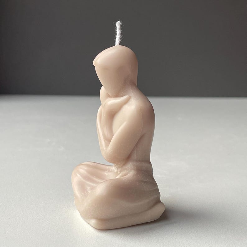 Father And Baby Lotus Candle| Natural Soy Wax | Essential Oils | Custom Colour | Free UK Delivery