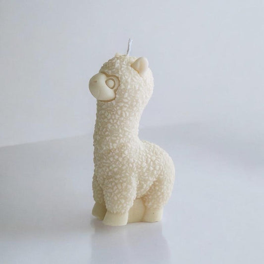 Handmade Alpaca / Llama Candle – Pure Soy Wax, Custom Scent, Free UK Postage