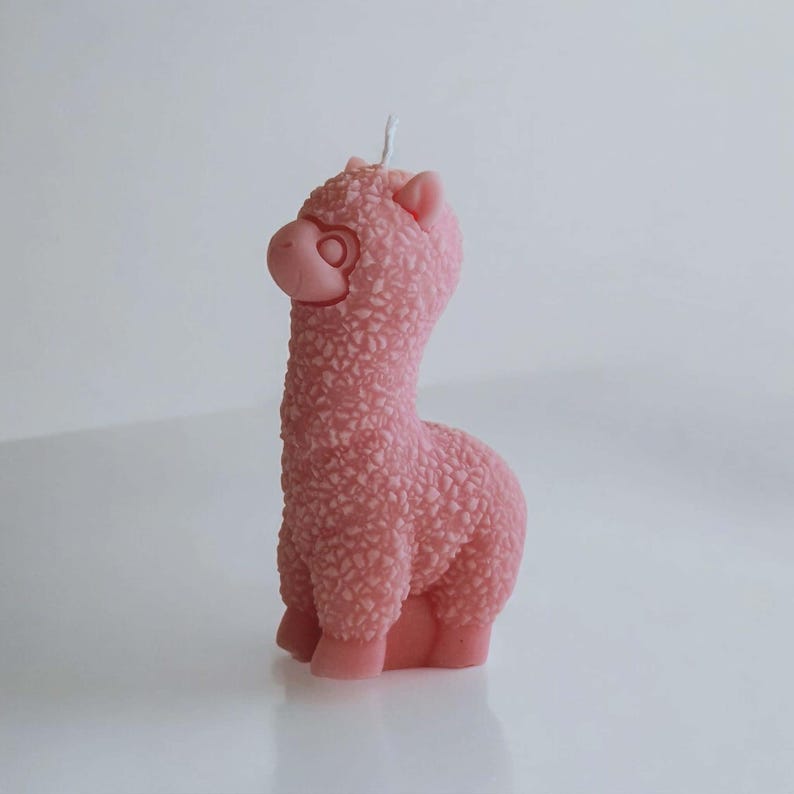Handmade Alpaca / Llama Candle – Pure Soy Wax, Custom Scent, Free UK Postage