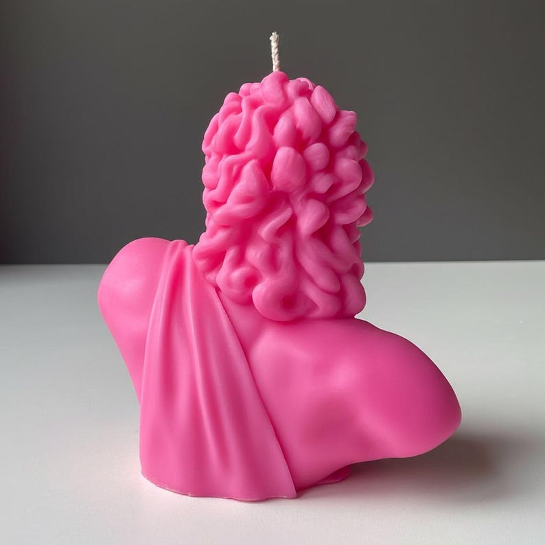 Zeus Jupiter God Large 700g Candle Thunder and Sky Handmade Greek & Roman Mythology Decor Free UK Post