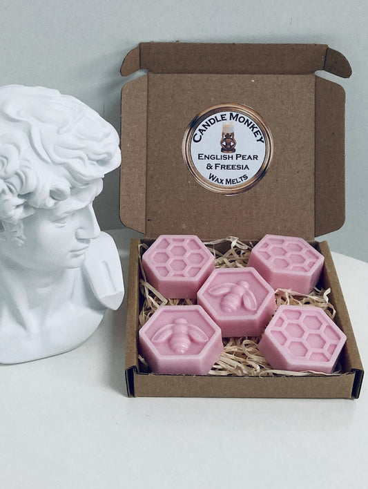 Malone Honeycomb Wax Melts Wood sage and Sea salt, Orange Blossom, Pear & Freesia, Lavender, Lime Basil Mandarin Letterbox Gift Free UK Post