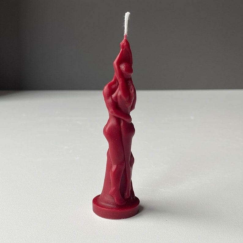 Lovers Altar Candle  – Romantic Miniature| Natural Soy Wax | Essential Oils | Custom Colour | Free UK Delivery