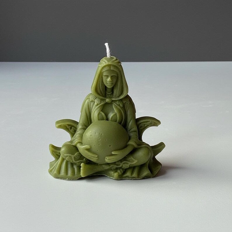 Maiden, Mother And Crone Candle Triple Moon Altar & Spiritual Candle Made in Leicestershire