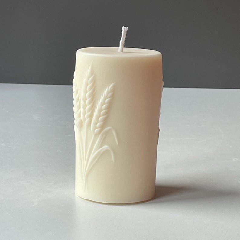 Harvest Sheaf Candle – Pure Soy Wax Relief | Pagan & Seasonal | Soy Wax Handmade in Leicestershire Free Post To UK