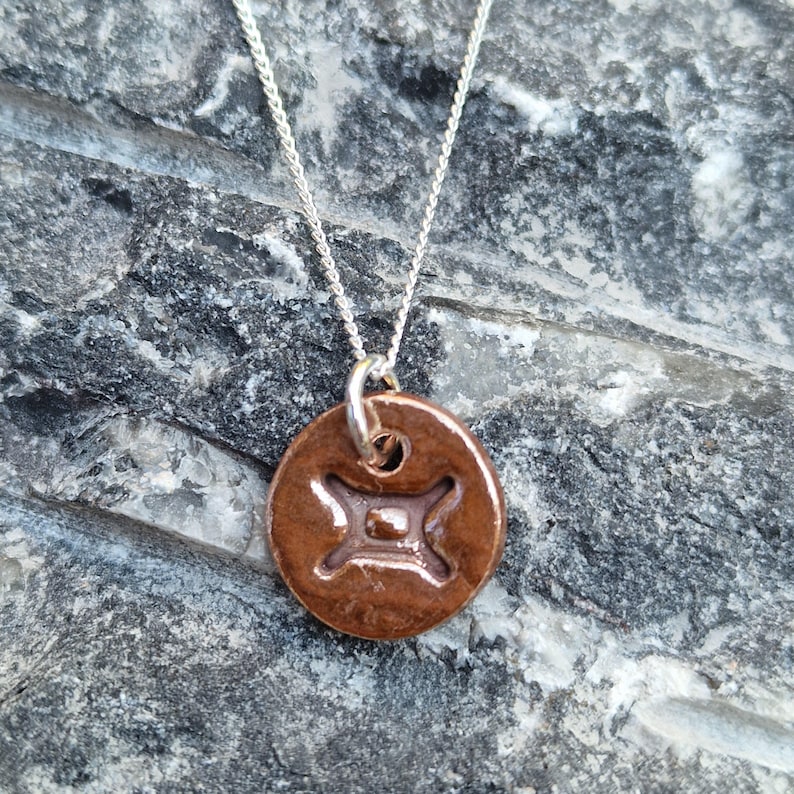 White Boar Forge Handmade Pure Copper & Sterling Silver Zodiac Necklace | All 12 Star Signs | Raw Copper Astrology Pendant | Handcrafted Sun Sign Talisman