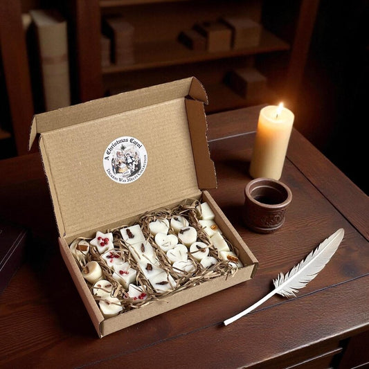 A Christmas Carol Soy Wax Melts Gift Set – Dickens Christmas Collection, Victorian Christmas Scents, Handmade Festive Gift- Free UK Delivery