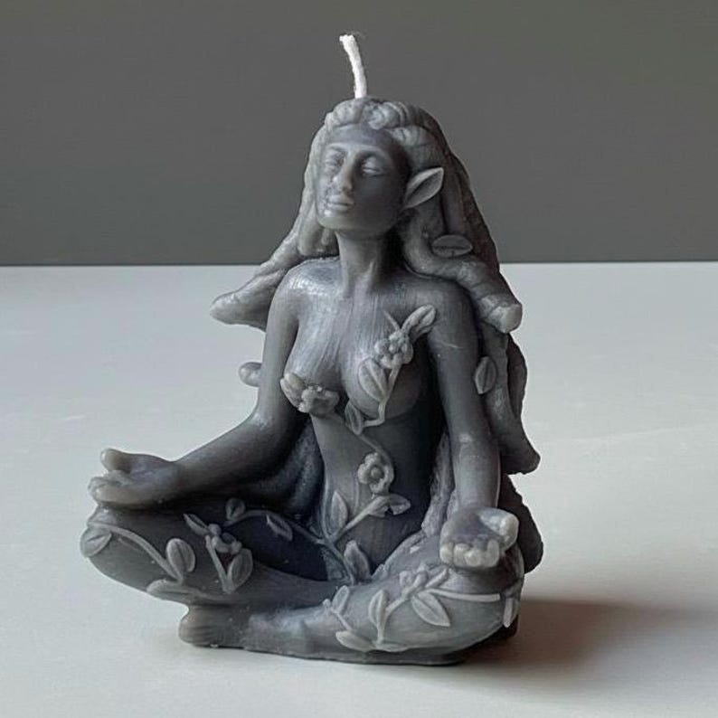 Beltane Goddess Candle – Ritual Candle | Ancient Pagan & Wiccan Traditions Made in Leicestershire
