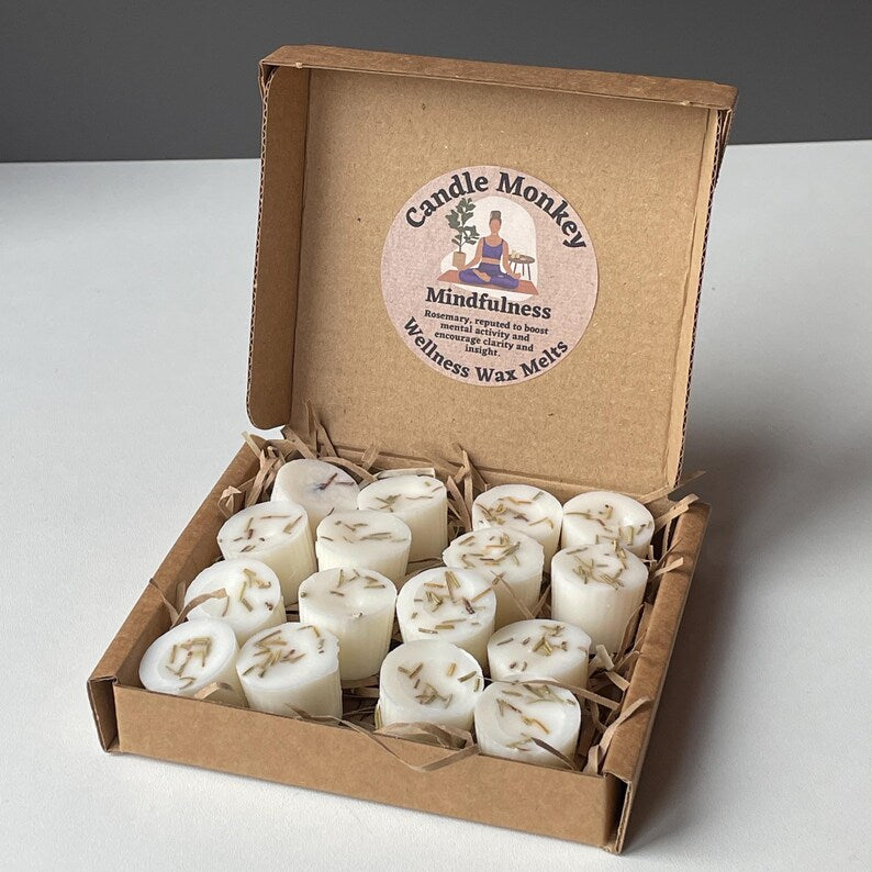 Wellness Collection Of 16 Wax Melts or 24 Wax melts. Pure Essential Oils and Botanicals No Colour Or Artificial Fragrances. Free UK Post