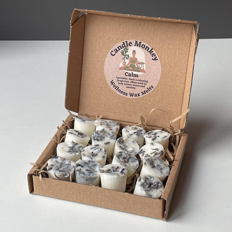 Wellness Collection Of 16 Wax Melts or 24 Wax melts. Pure Essential Oils and Botanicals No Colour Or Artificial Fragrances. Free UK Post
