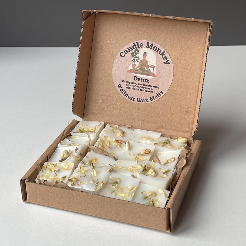 Wellness Collection Of 16 Wax Melts or 24 Wax melts. Pure Essential Oils and Botanicals No Colour Or Artificial Fragrances. Free UK Post