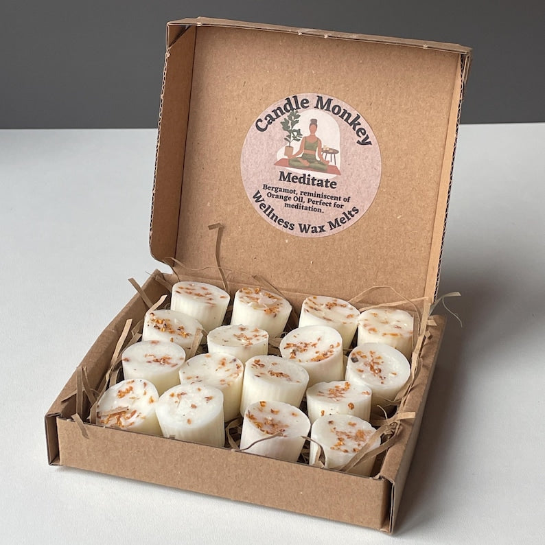 Wellness Collection Of 16 Wax Melts or 24 Wax melts. Pure Essential Oils and Botanicals No Colour Or Artificial Fragrances. Free UK Post