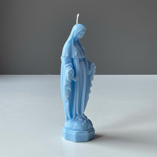 Virgin Mary Devotion Candle – Pure Soy Wax | Handmade in Leicestershire Free Post To UK