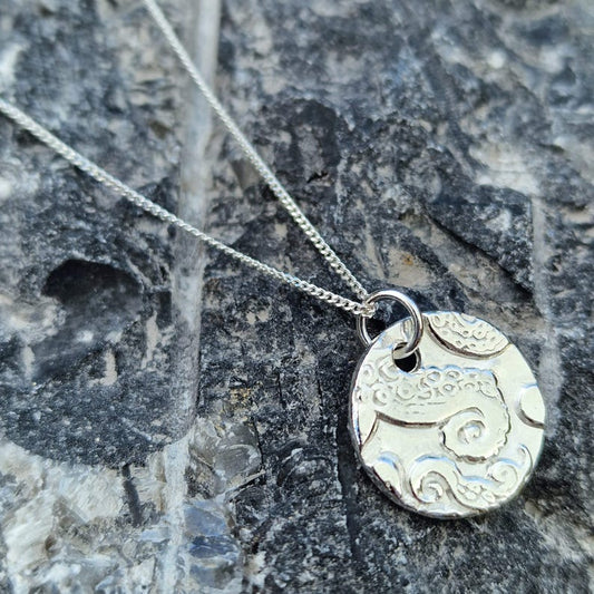 White Boar Forge Kraken Tentacle Pendant Necklace – Mythical Ocean Jewellery – Sterling Silver Deep Sea, Nautical Fantasy Gift