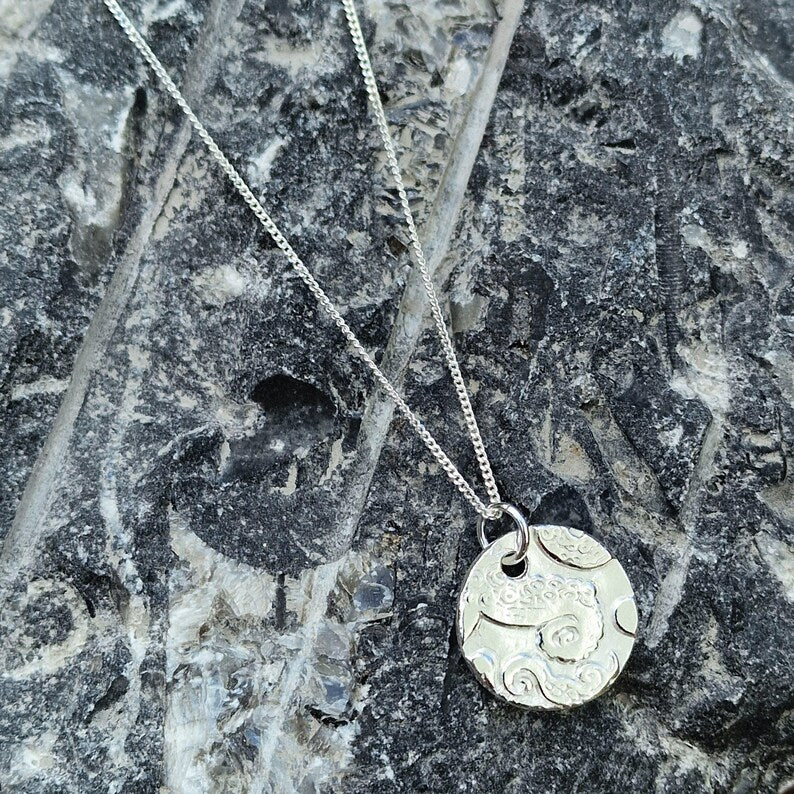 White Boar Forge Kraken Tentacle Pendant Necklace – Mythical Ocean Jewellery – Sterling Silver Deep Sea, Nautical Fantasy Gift