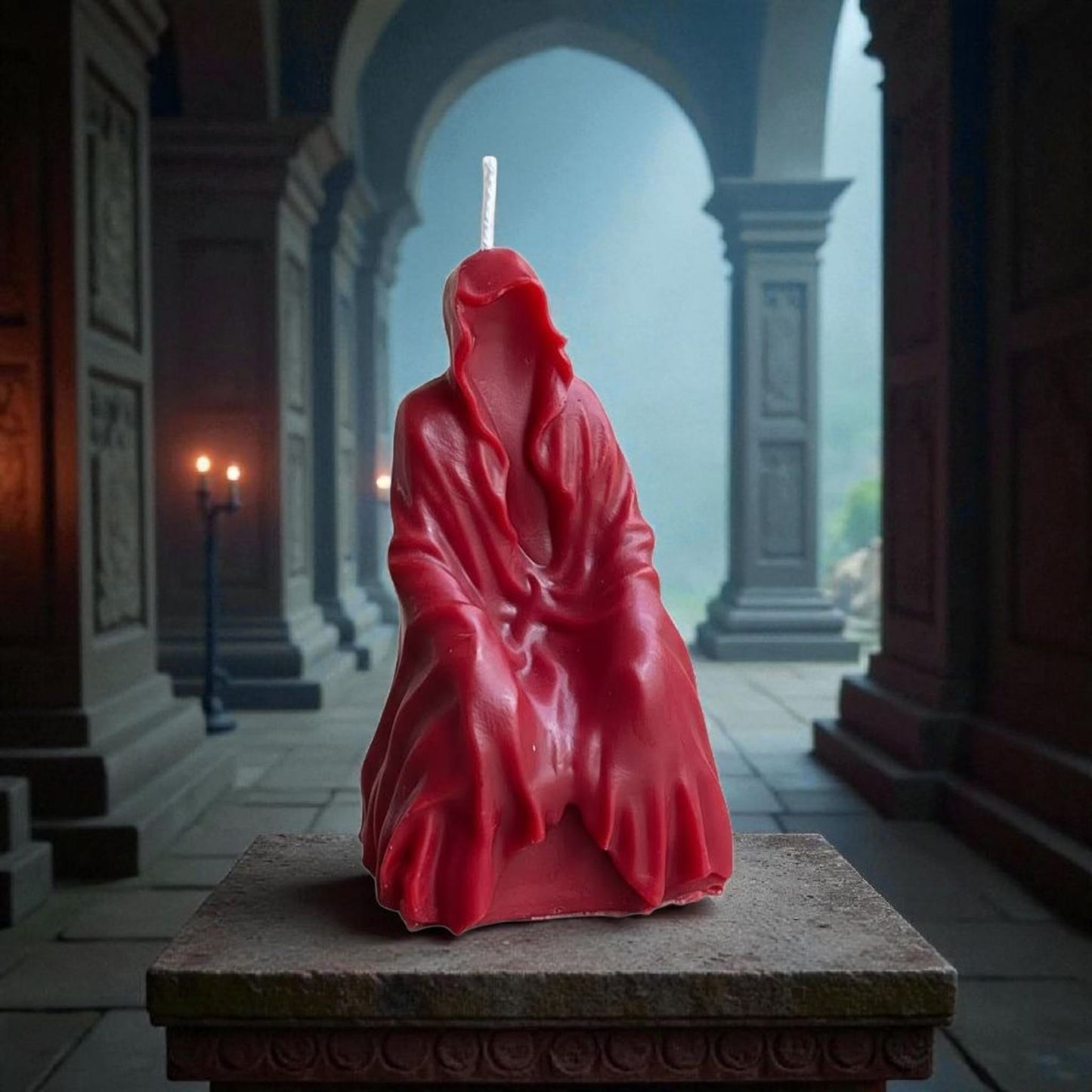 The Traitors Historical Victorian Gothic Hollow Monk Grim Reaper Candle Choice Of Fragrances Handmade in Leicestershire